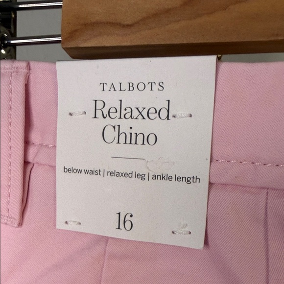 Talbots Women’s Light Pink Chinos - Picture 6 of 9